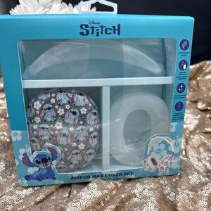 Disney Stitch Cartoon AirPods Max Cover Set Lightweight Scratch Protection
